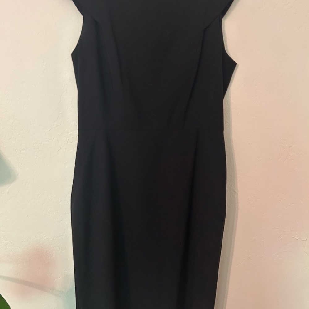 J Crew Black Wool Sheath Dress
